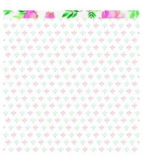 SET 12 PAPELES FLORAL THE FLOWER JOURNAL 12X12