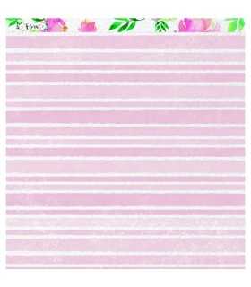 SET 12 PAPELES FLORAL THE FLOWER JOURNAL 12X12