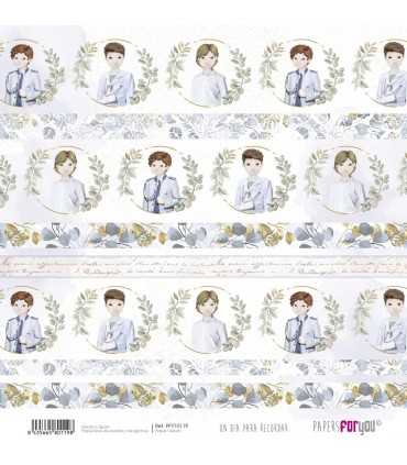 PAPEL VELLUM UN DIA PARA RECORDAR NIÑO 30X30 6H