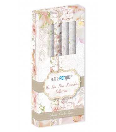 KIT LEATHER PAPER DIA PARA RECORDAR 4PZAS 32X30CM