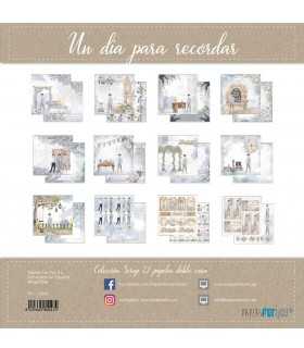 PAPEL SCRAP DIA PRA RECORDAR NIÑO MORENO 30X30 12H