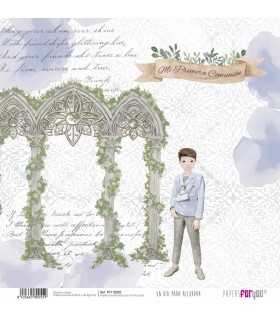 PAPEL SCRAP DIA PRA RECORDAR NIÑO MORENO 30X30 12H