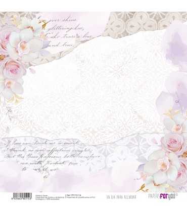 PAPEL ENTELADO DIA PARA RECORDAR NIÑA 30X30 8 H