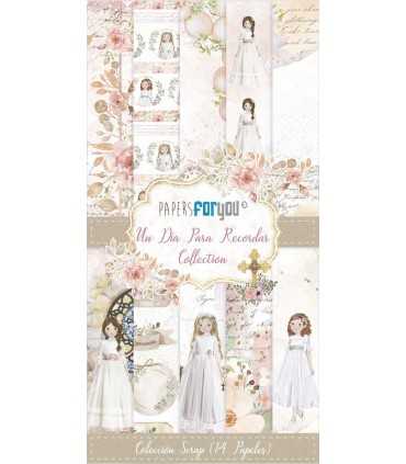 PAPEL SCRAP DIA PARA RECORDAR NIÑA 15X30 14 H