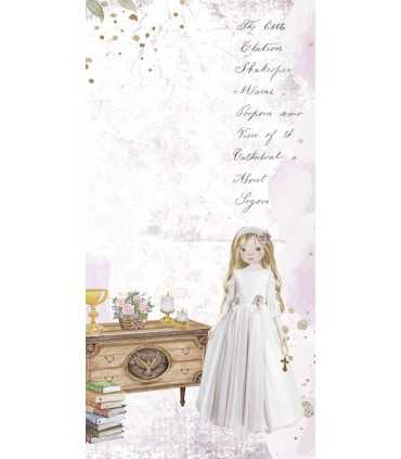 PAPEL SCRAP DIA PARA RECORDAR NIÑA 15X30 14 H