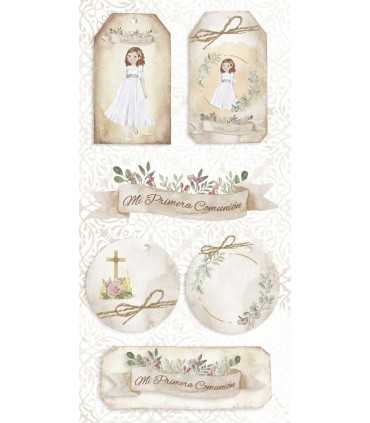 PAPEL SCRAP DIA PARA RECORDAR NIÑA 15X30 14 H