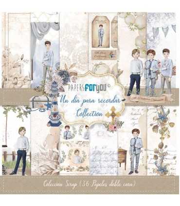 PAPEL SCRAP 36H UN DIA PARA RECORDAR 3NIÑOS 15X15