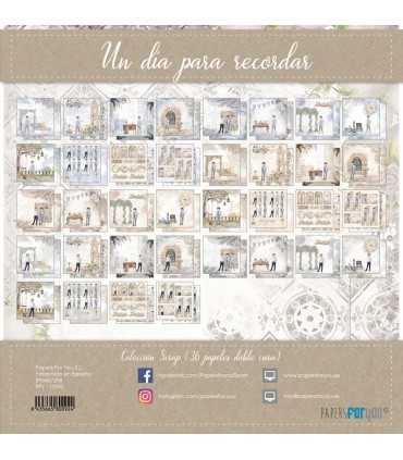 PAPEL SCRAP 36H UN DIA PARA RECORDAR 3NIÑOS 15X15