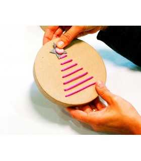 CORDÓN COLA DE RATÓN 2 MM MARRON 5 METROS