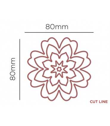 TROQUEL FINO ZAG MISSKUTY FLORES Y PLANTAS 4UD