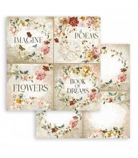 PAPELES SCRAP 20x20 CM GARDEN OF PROMISES 10 UD