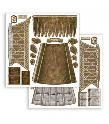 3D PAPER KIT SCRAPBOOKING SIR VAGABOND AVIATOR