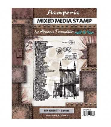SELLO CAUCHO STAMPERIA NEW YORK 15x20 CM