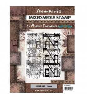 SELLO CAUCHO STAMPERIA NY BUILDING 15x20 CM