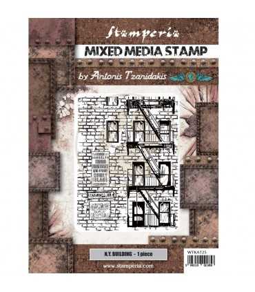 SELLO CAUCHO STAMPERIA NY BUILDING 15x20 CM