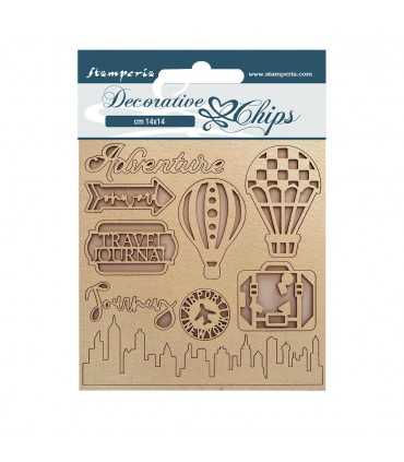 SILUETAS CARTON 14x14 CM AVIATOR TRAVEL