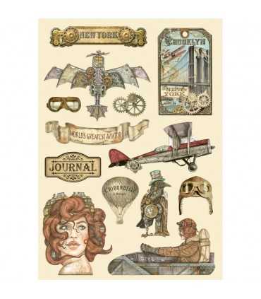 FORMAS COLOREADAS MADERA 21x14 CM AVIATOR