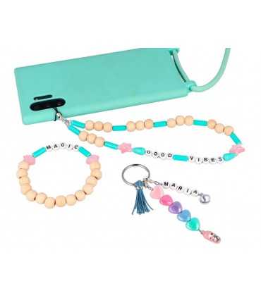 CUENTAS LETRAS ACRÍLICO 7 MM MIX 1200 UNIDADES