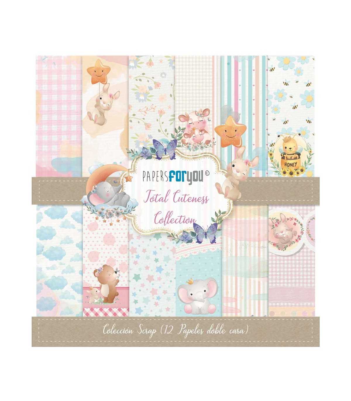 PAPEL SCRAP TOTAL CUTENESS COLLECTION 30X30 12 H