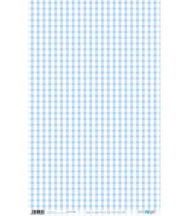 KIT 8 PAPELES ARROZ 54X33CM BASICOS AZUL BEBE