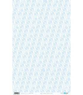KIT 8 PAPELES ARROZ 54X33CM BASICOS AZUL BEBE