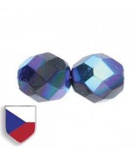 BOLA FACETADA CRISTAL 4 MM JET FULL 40 UNIDADES