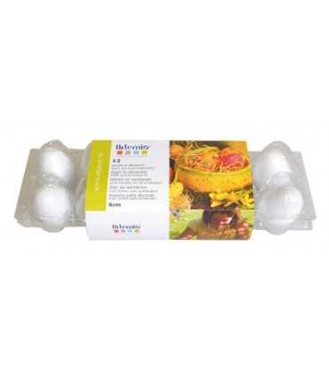 HUEVERA HUEVOS PLÁSTICO 6 CM ARTEMIO 12 UD
