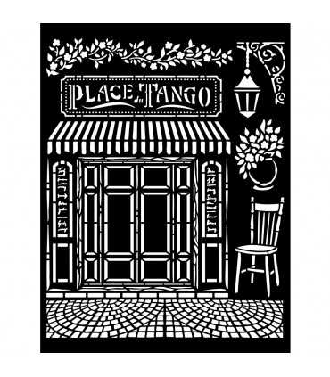 PLANTILLA MIX MEDIA 20x25 CM DESIRE PLACE TANGO