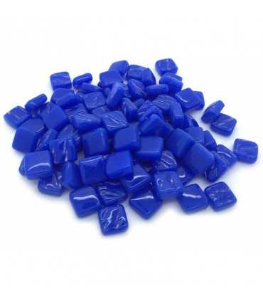 TESELAS PASTA VIDRIO 8x8x3MM 250UD AZUL BRILLANTE