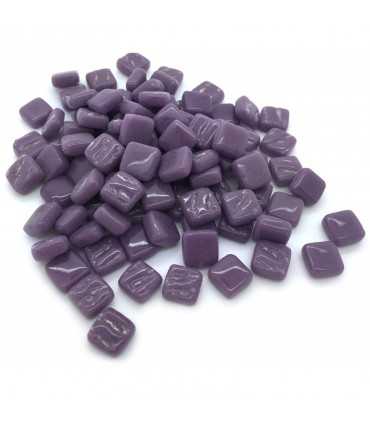TESELAS PASTA VIDRIO 8x8x3MM 250UD MORADO OSCURO