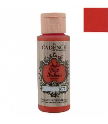 PINTURA TEXTIL STYLE MATT FABRIC 59ML ROJO CARMIN