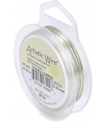 ARTISTIC WIRE 0,32MM 36,5M COLOR TINNED COPPER