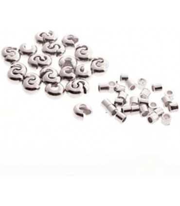 SET BASIC ELEMENTS COLOR PLATEADO 48 PIEZAS