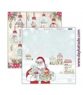 PAPEL SCRAP 30,5x30,5 DAYKA SECRETOS DE NAVIDAD