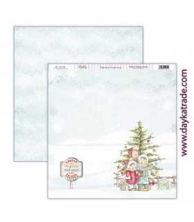 PAPEL SCRAP 30,5x30,5 DAYKA SECRETOS DE NAVIDAD