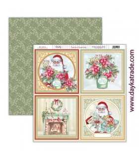 PAPEL SCRAP 30,5x30,5 DAYKA SECRETOS DE NAVIDAD