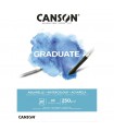 PAPEL GRADUATE CANSON ACUARELA A5 20 HOJAS 250 GR