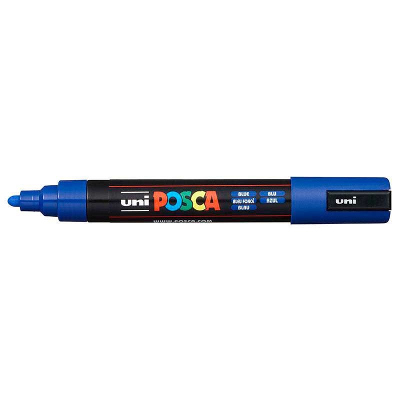 ROTULADOR POSCA PC5M PUNTA BALA MEDIA 2,5 MM : ROTULADORES POSCA:AZUL