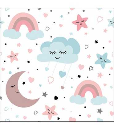SERVILLETAS AMBIENTE 33x33cm 20 UD CUTE SKY