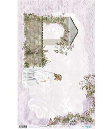 PAPEL ARROZ 54X33CM CELEBRANDO MI COMUNION 11476