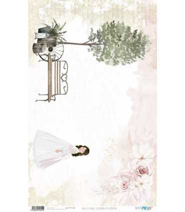 PAPEL ARROZ 54X33CM CELEBRANDO MI COMUNION 11644