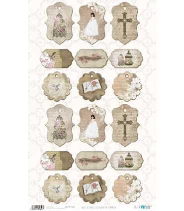 PAPEL ARROZ 54X33CM CELEBRANDO MI COMUNION 11656