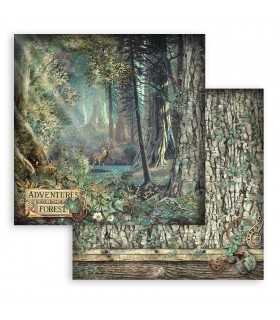 PAPELES SCRAP STAMPERIA 10UD 12x12 MAGIC FOREST