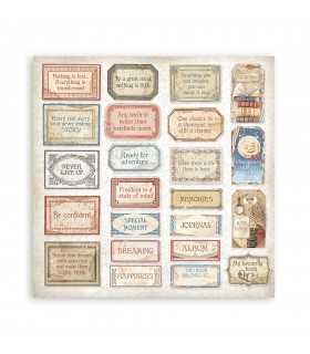 PAPELES SCRAP STAMPERIA 10UD 12x12 VINTAGE LIBRARY