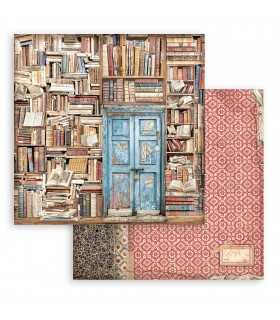 PAPELES SCRAP STAMPERIA 10UD 12x12 VINTAGE LIBRARY