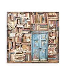 PAPELES SCRAP STAMPERIA 10UD 12x12 VINTAGE LIBRARY