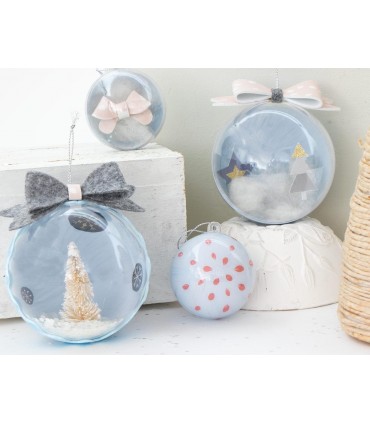 BOLA PLÁSTICO 2 PIEZAS 6 cm (60 mm) 1 Ud