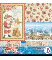 SET 8 PAPELES DEAR SANTA 12X12 CIAO BELLA