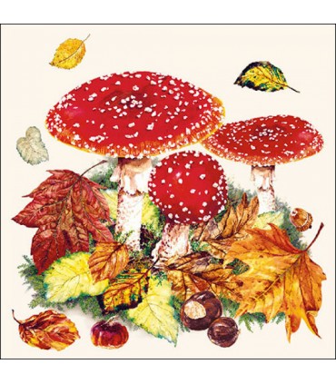 SERVILLETAS AMBIENTE 33x33cm 20 UD SETAS