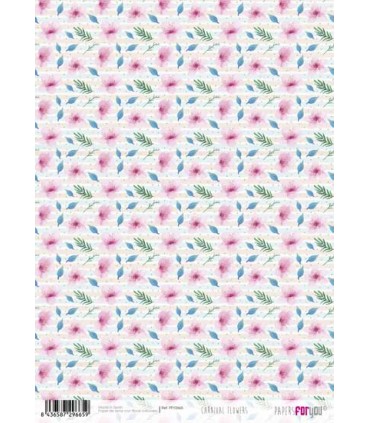 PAPEL DE ARROZ 30X21CM CARNIVAL FLOWERS